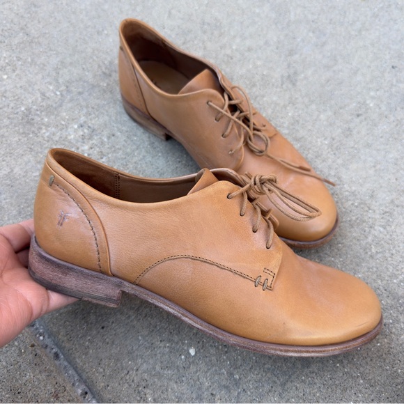 Frye Tan Leather Loafers - Picture 2 of 9